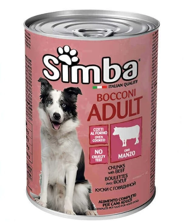 Simba Wet Dog Food with Meat 415 جرام