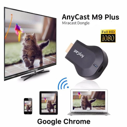 ANYCAST M9 PLUS HD WIFI DISPLAY DONGLE RECEIVER HD 1080p TV DLNA AIRPLAY MIRACAST
