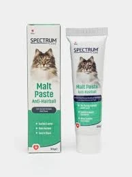 Spectrum Care (Anti-Hairball) Fiber-Enhanced, Barley Hairball Preventer for Cats, Ideal for Long-Haired Cats