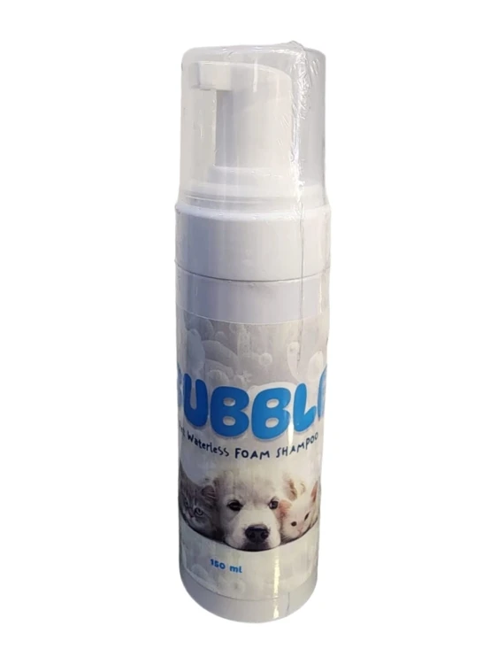 Waterless foaming shampoo with cherry blossom scent