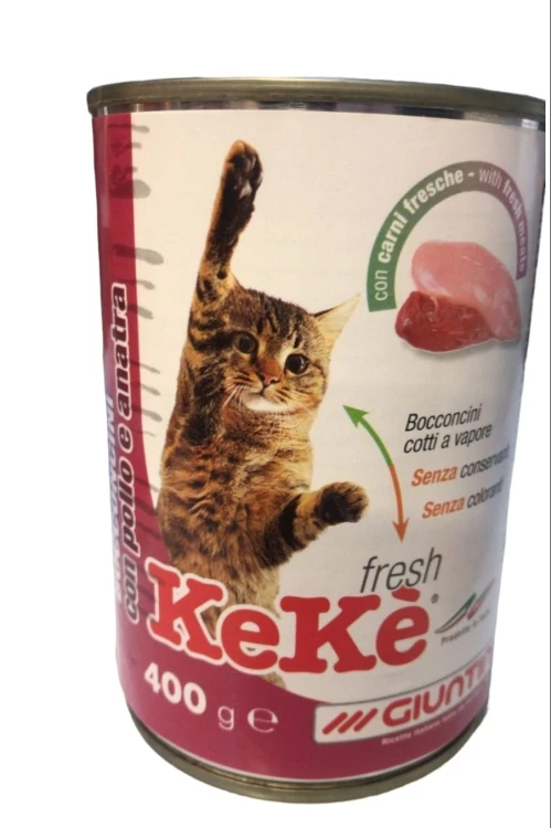 Kiki Cat Wet Cat Food with Chicken & Duck 400g