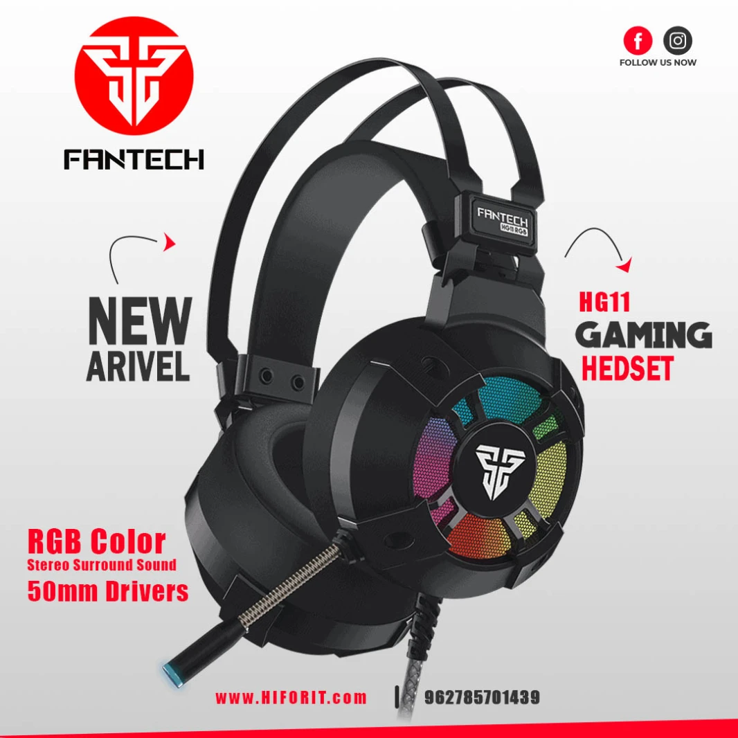 سماعة الألعاب FANTECH HG11 7.1 Surround