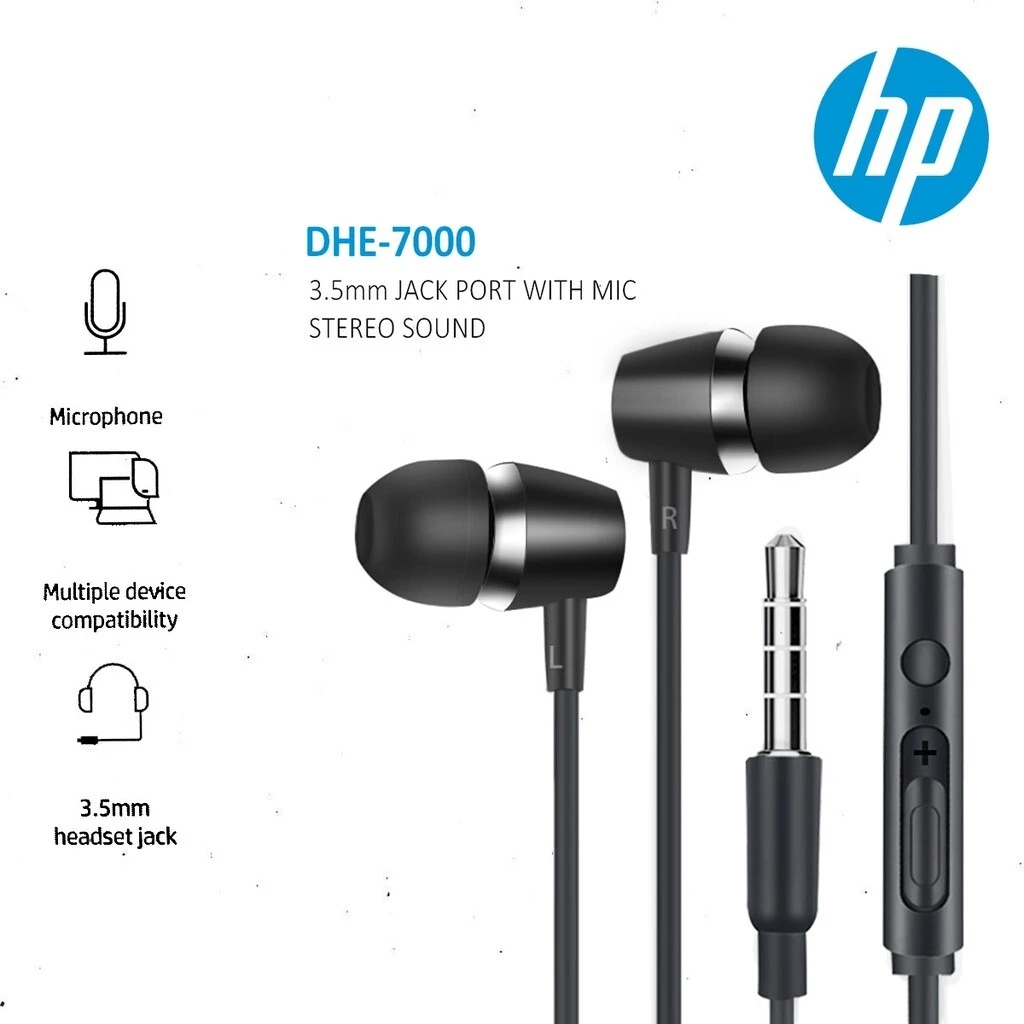 سماعة رأس سلكية للألعاب HP DHE-7000 مزودة بميكروفون