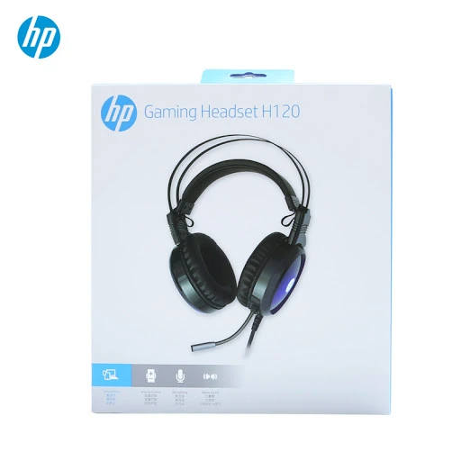 سماعة رأس HP H120 USB 2 Pin للألعاب مع التحكم في الميكروفون