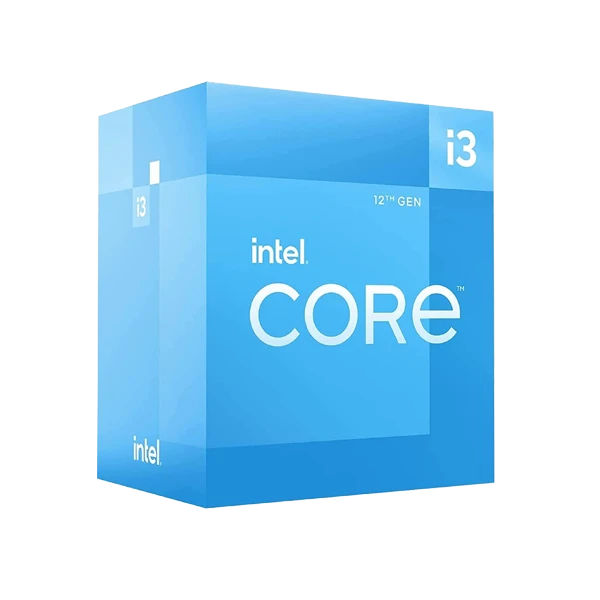 معالج Intel Core i3 12100 بذاكرة تخزين مؤقتة 12 ميجابايت تصل إلى 4.30 جيجاهرتز مع مبرد