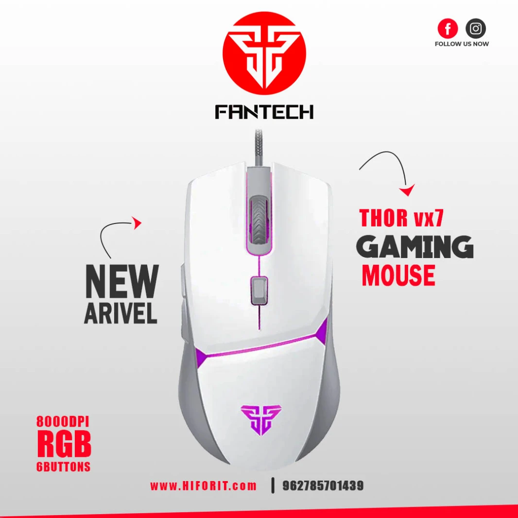 ماوس الألعاب FANTECH VX7 CRYPTO