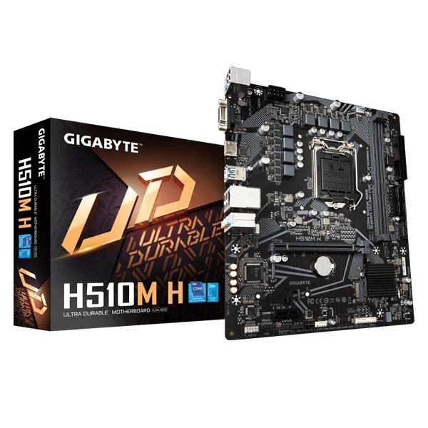 GIGABYTE H510M Ultra Durable Motherboard with 6+2 Phases Digital VRM, PCIe 4.0