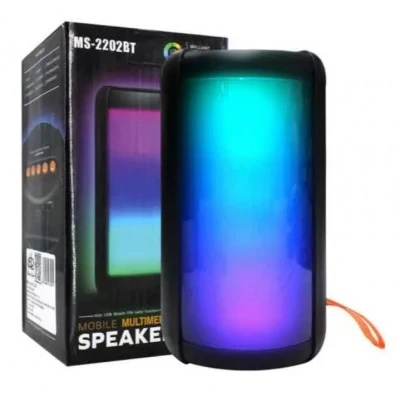 مكبر صوت بلوتوث LED MS-2202BT محمول بتقنية البلوتوث