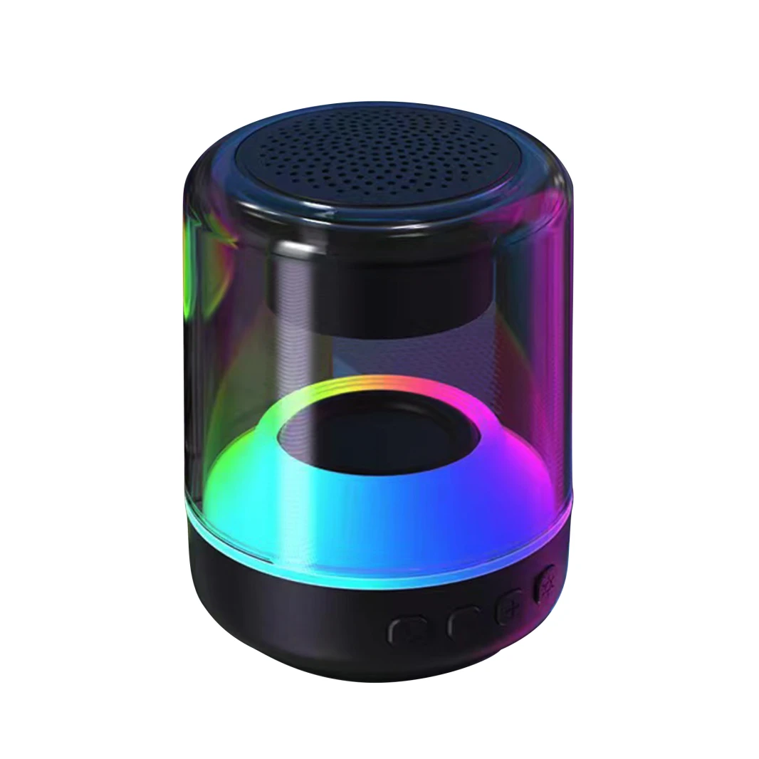 مكبر صوت بلوتوث YD-66 محمول بتقنية RGB LED ثلاثية الأبعاد Hi-Fi