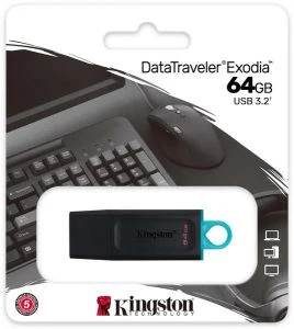 كينجستون DT 64GB USB 3.2 Exodia