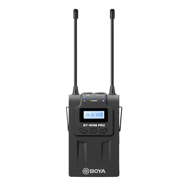 نظام الميكروفون اللاسلكي UHF من Boya BY-WM8PRO-K2