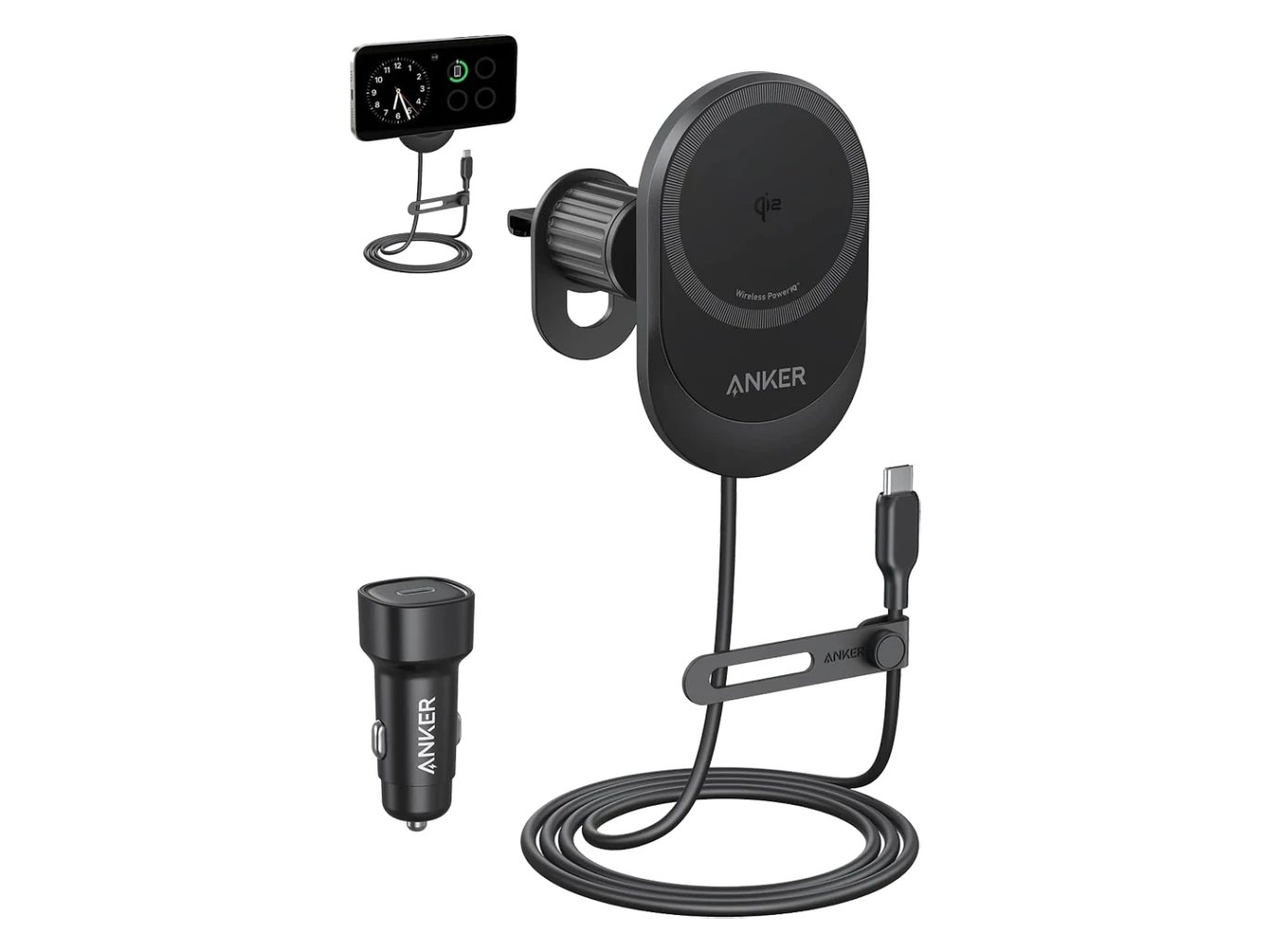 Anker MagGo Wireless Car Charger 15W