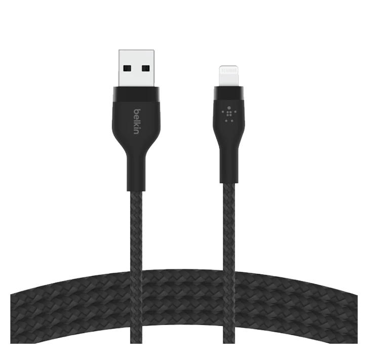 Belkin BoostCharge Pro Flex USB-A Cable with Lightning Connector 3m