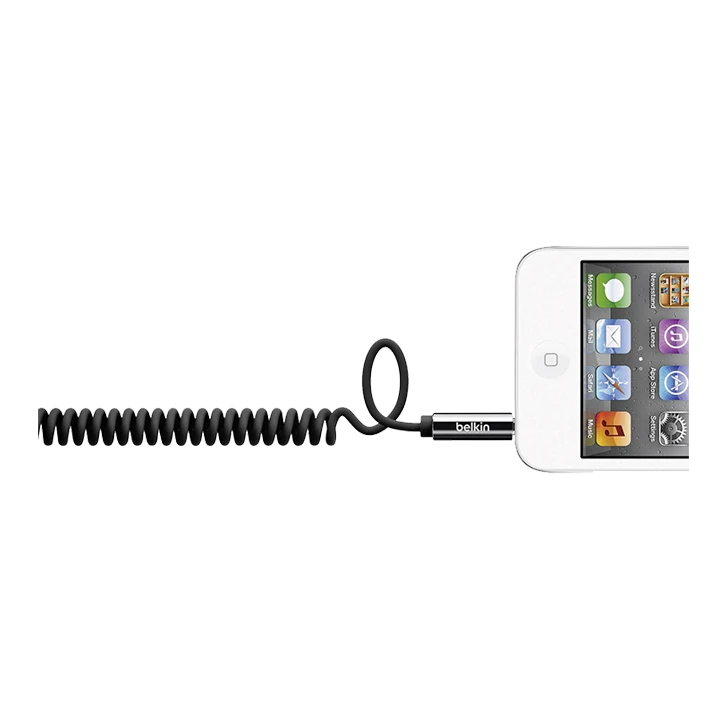 كابل Aux ملفوف مقاس 3.5 مم من Belkin Mixit بطول 1.8 متر