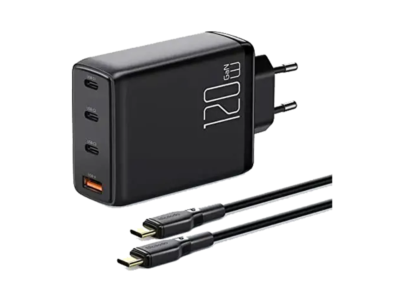 مجموعة شاحن Mcdodo GaN 120W السريع بـ 4 منافذ