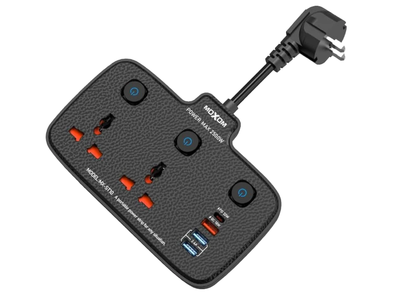 Moxom MX-ST10 Home & Travel Power Strip