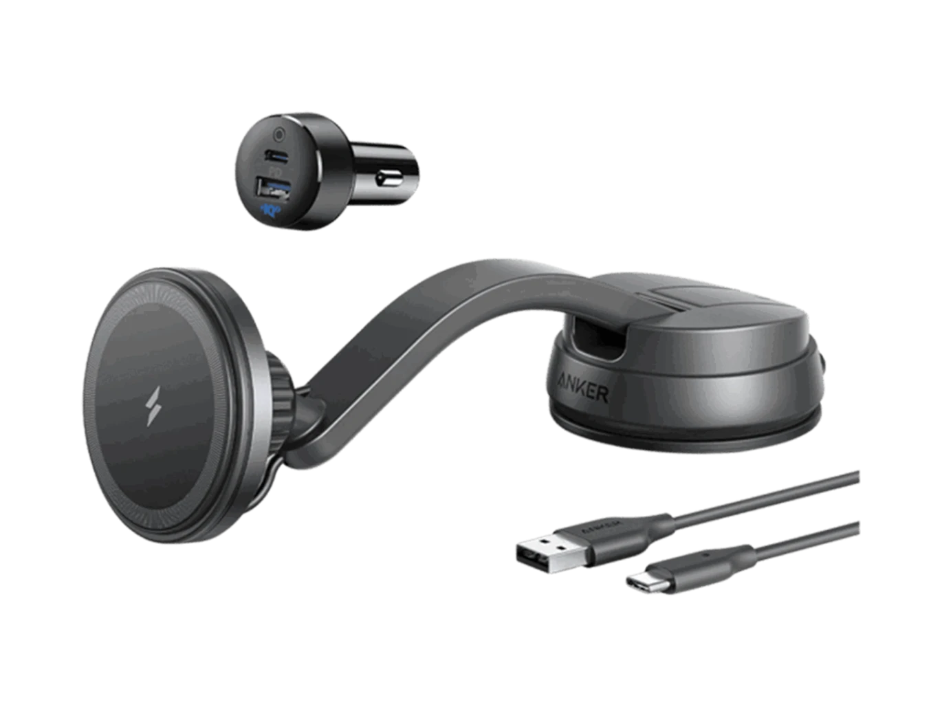 شاحن لاسلكي مغناطيسي Anker 613 MagGo بقوة 20 وات