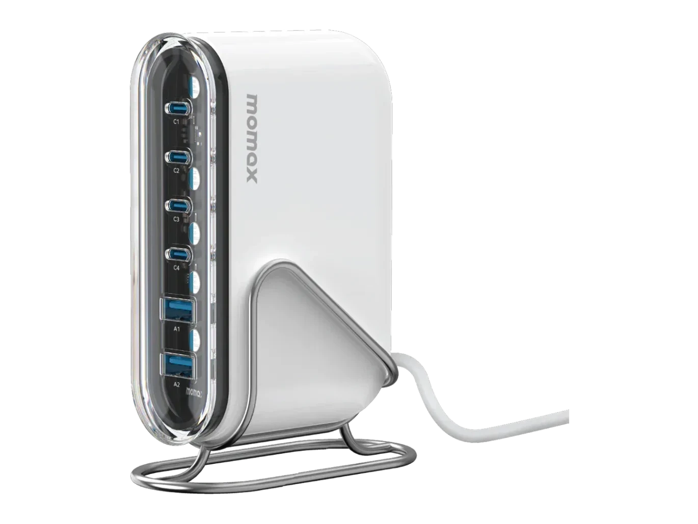 شاحن Momax UM55 1-Charge Flow+ 6-Port GaN بقوة 120 وات