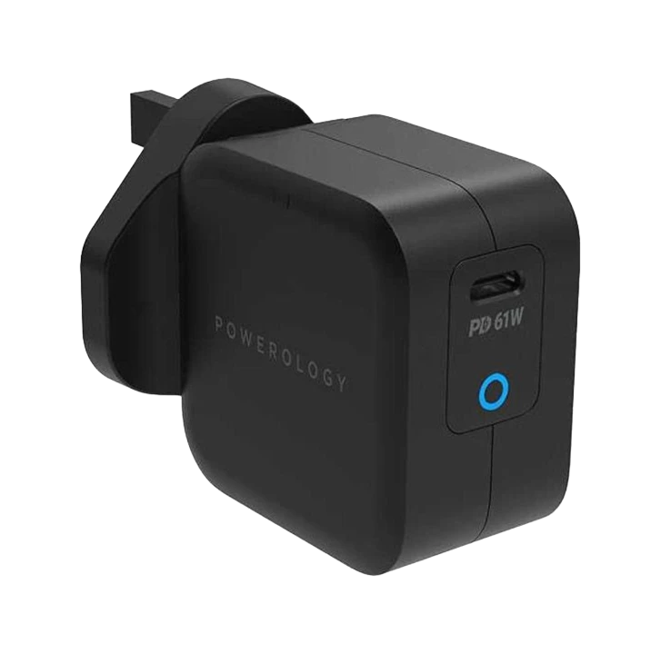 شاحن Powerology Ultra-Compact 61W GaN