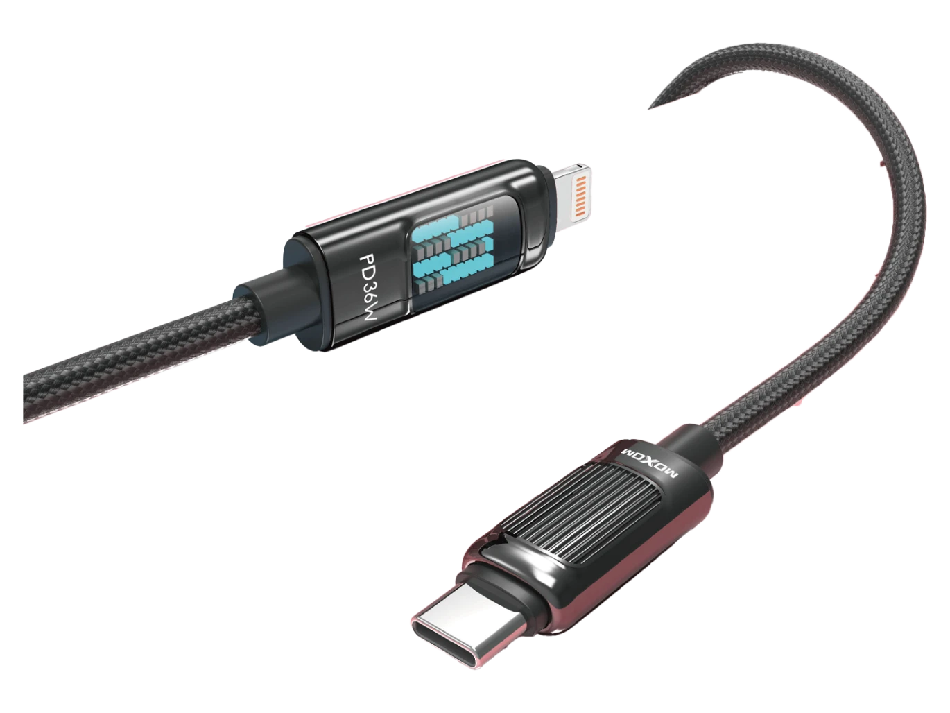 Moxom LX-CB906 C2L PD  36W Streamline LED Data Cable