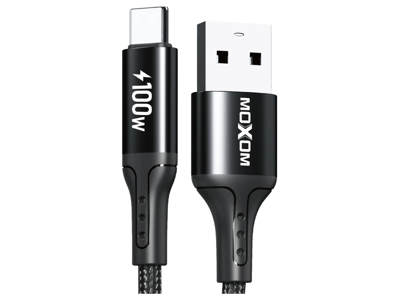 كابل شحن ونقل بيانات Moxom LX-CB807 100 وات من USB إلى Type-C