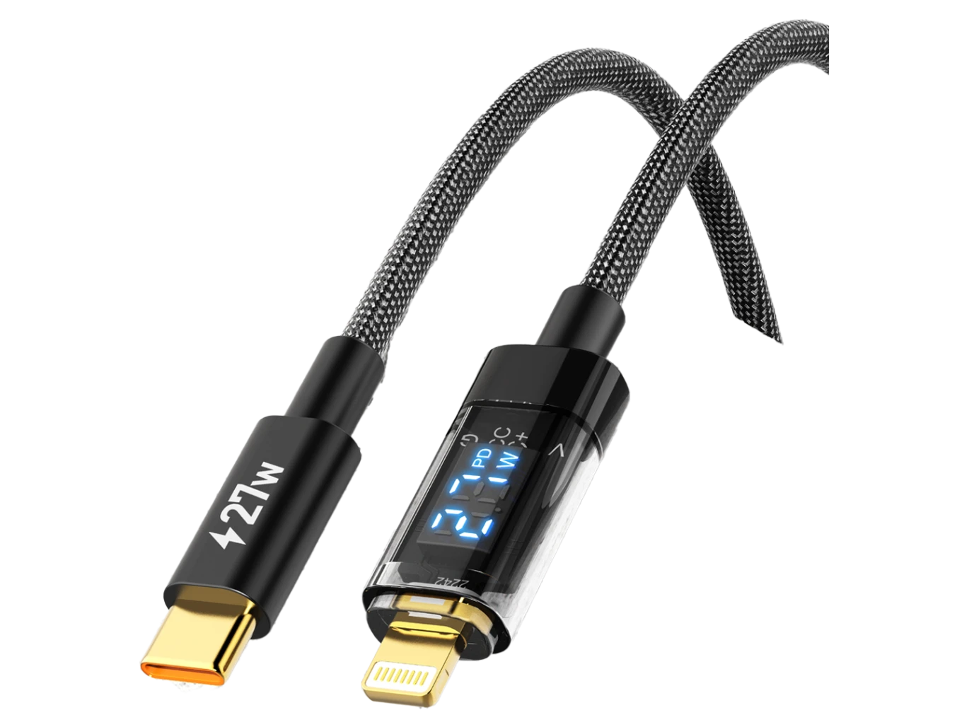 كابل بيانات Moxom LX-CB825 27W C2L Auto Off