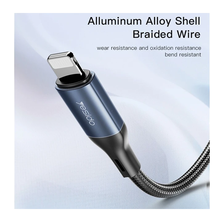 كابل AUX من Yesido YAU35 Lightning إلى 3.5 مم