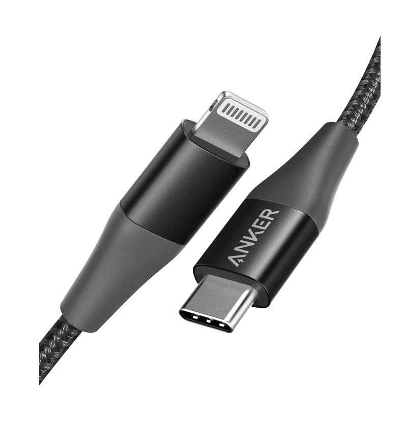 كابل Anker PowerLine+ II Type-C إلى Lightning بطول 1.8 متر