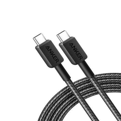 USB Type-C to USB Type-C Cable, 3 Feet - Black