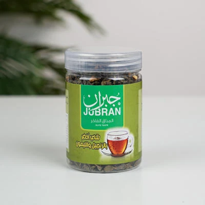 جبران شاي اخضر بالزنجبيل و الليمون 100 غم
