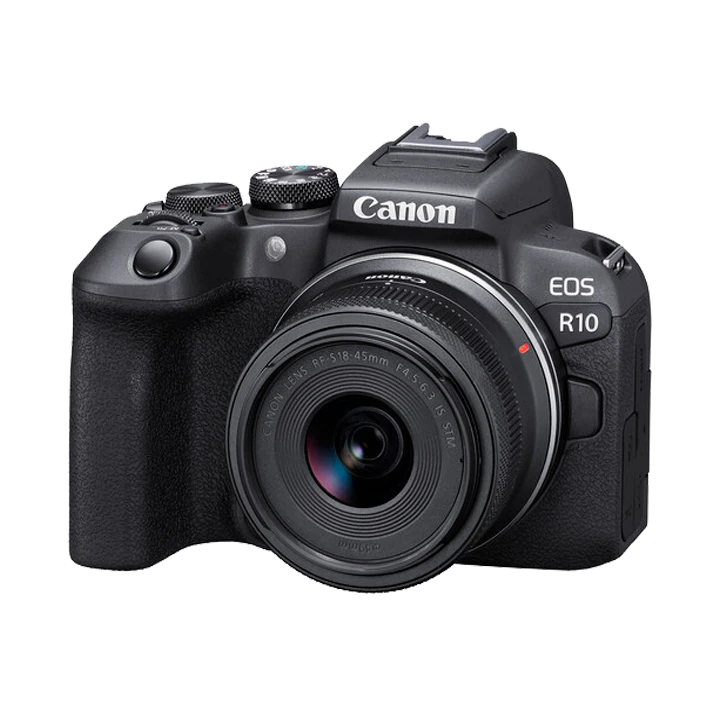 Canon EOS R10 Mirrorless Camera with 18-45mm Lens