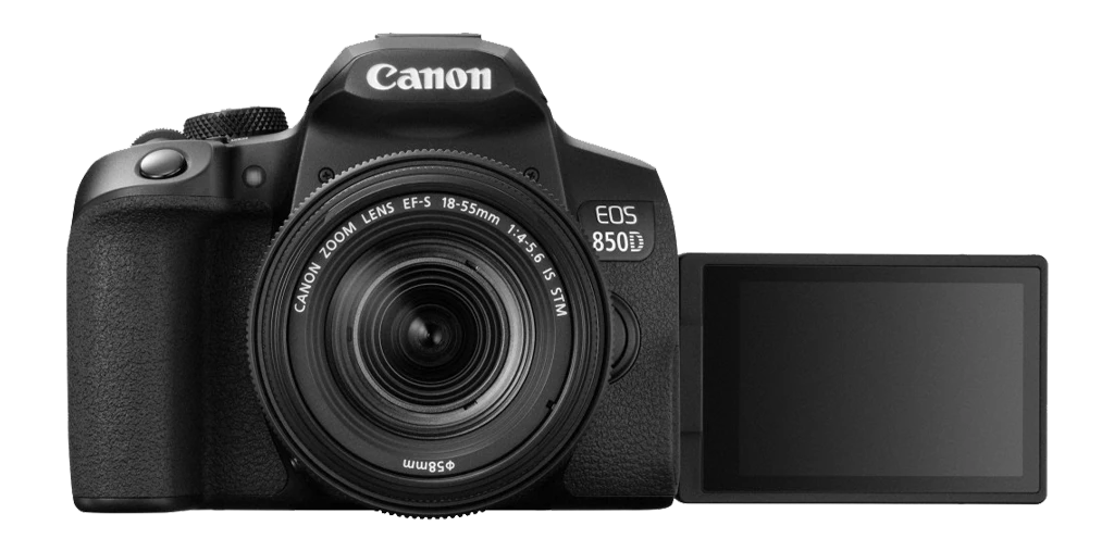 Canon EOS 850D DSLR Camera 4K with 18-55mm IS STM LENS
