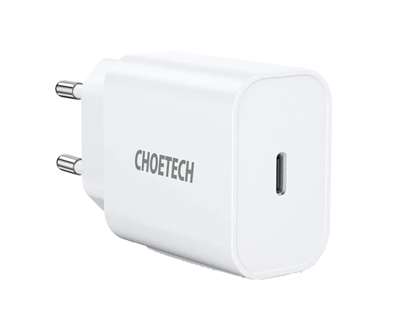 Choetech PD Fast Type-C Wall Charger 20W + Lightning Cable