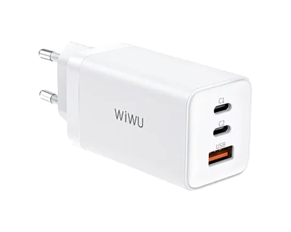 شاحن WiWU X-TR-259AEU GaN بقدرة 65 وات بمقبس الاتحاد الأوروبي