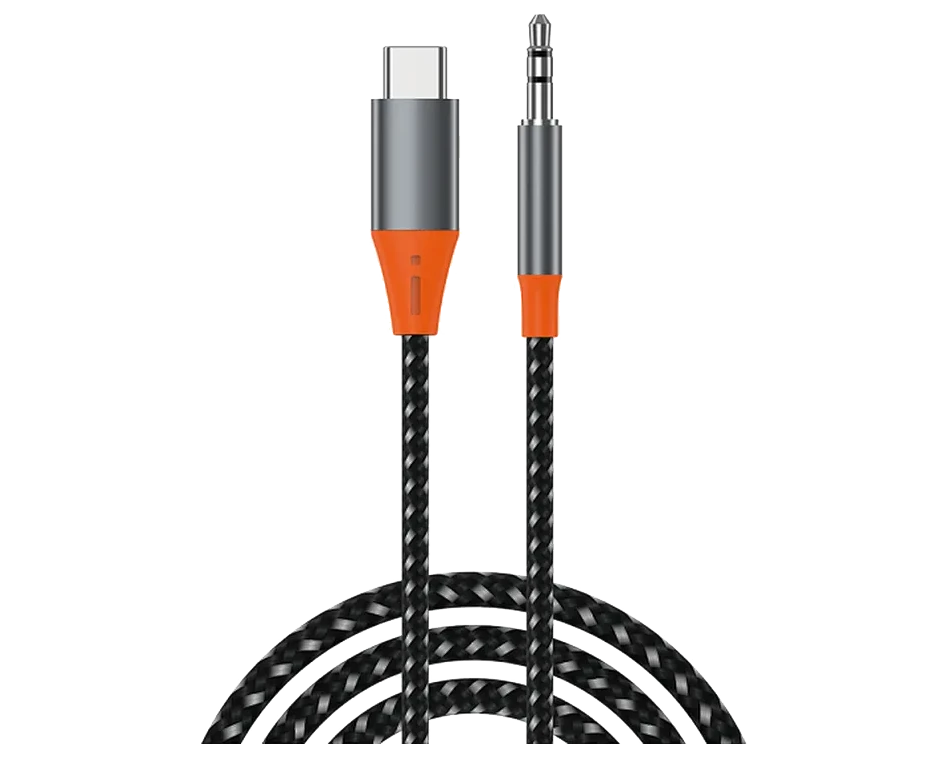 WiWU YP07 Type-C إلى 3.5 مم Aux 1.2 متر