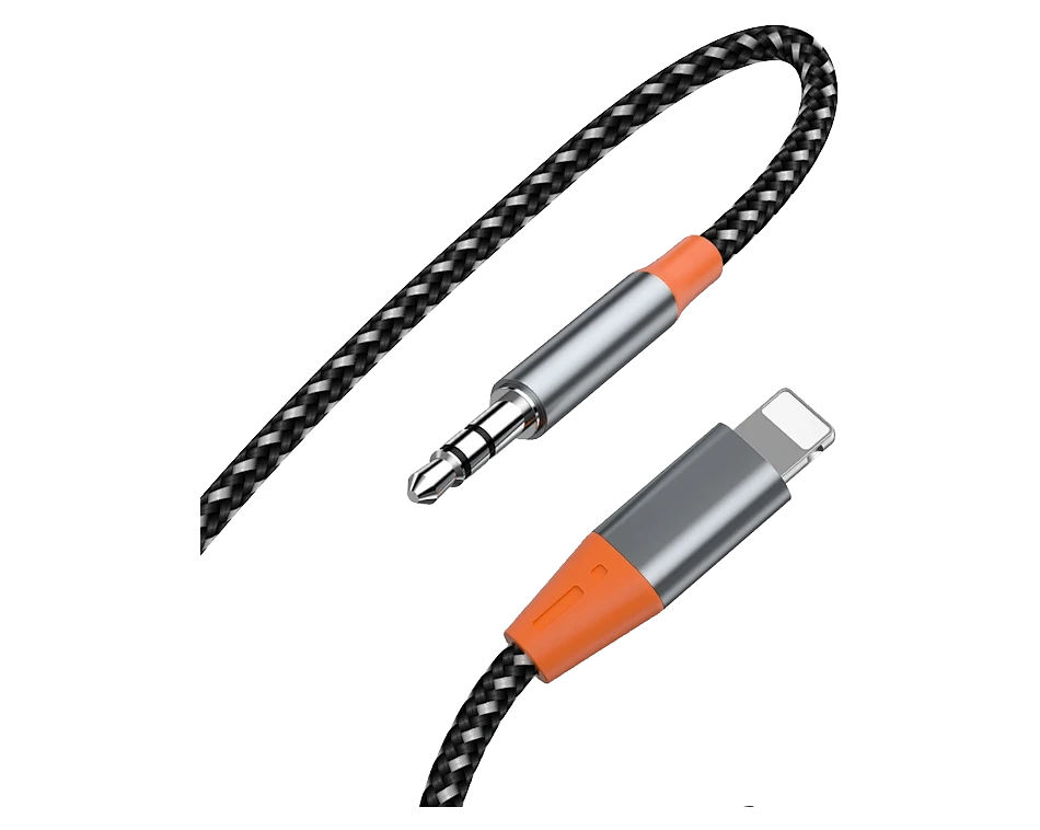 WiWU YP06 Lightning إلى 3.5 مم Aux 1.2 متر
