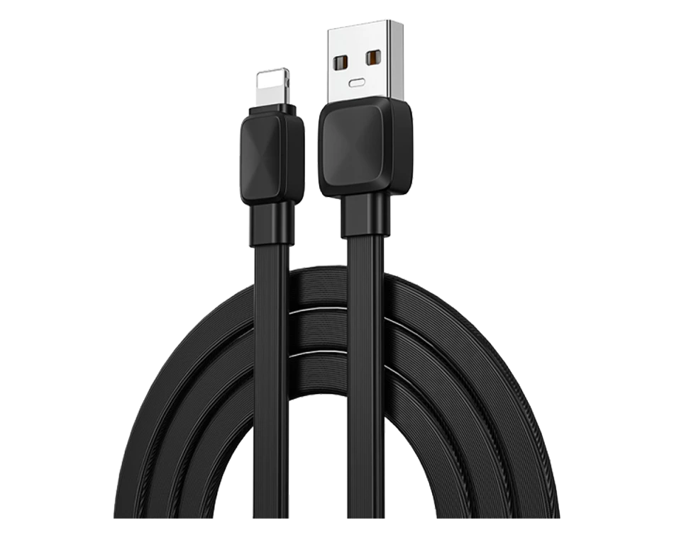 كابل WiWU Wi-C003 Bravo Series USB-A إلى Lightning بقوة 27 وات بطول 1.2 متر