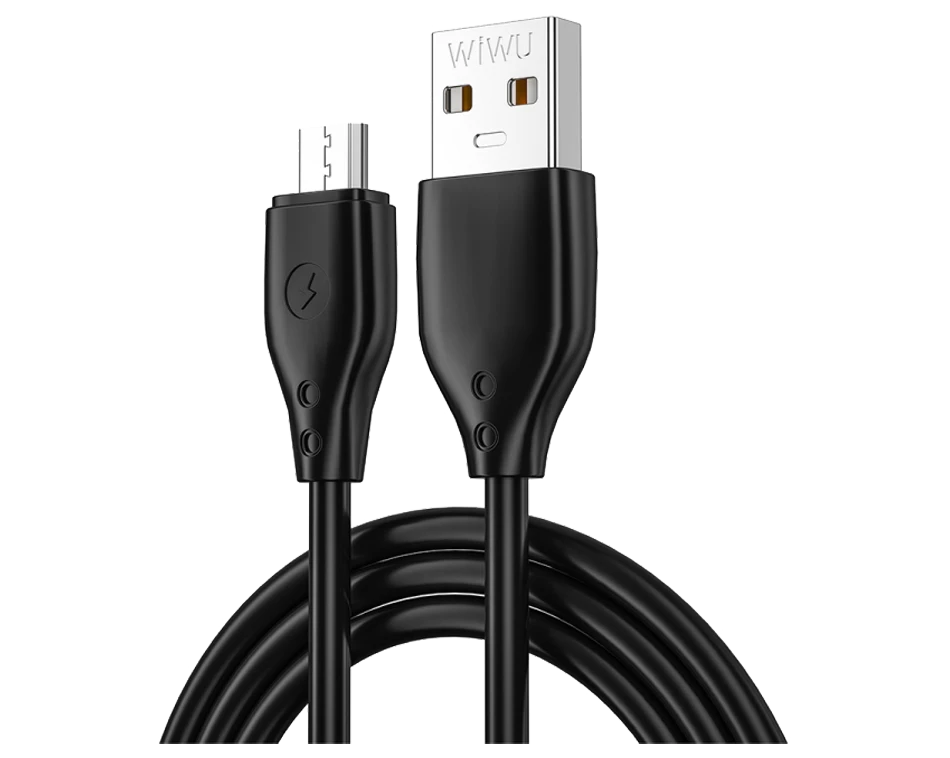 كابل WiWU Wi-C001 Pioneer Series USB-A إلى Micro USB بقوة 27 وات بطول 1.2 متر