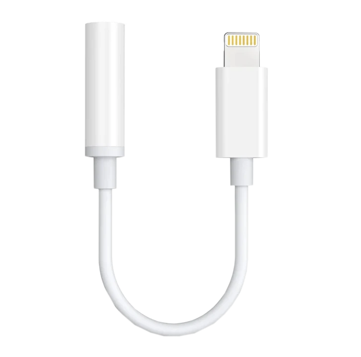 محول Choetech AUX005 Lightning إلى مقبس سماعة رأس مقاس 3.5 مم