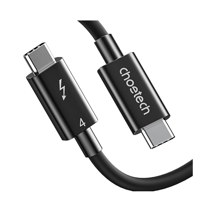 كابل Choetech A3010 100W Type-C Thunderbolt 4 بطول 0.8 متر