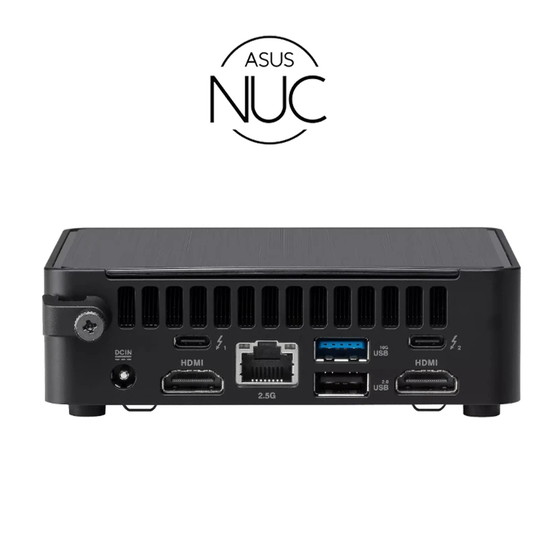 مجموعة أدوات ASUS NUC 14 Pro (معالج Intel Core 3 100U / ذاكرة وصول عشوائي DDR5 سعة 8 جيجابايت / محرك أقراص SSD NVMe سعة 500 جيجابايت / منفذ Thunderbolt 4 / منفذ HDMI عدد 2 / بطاقة رسومات Intel / نظام 