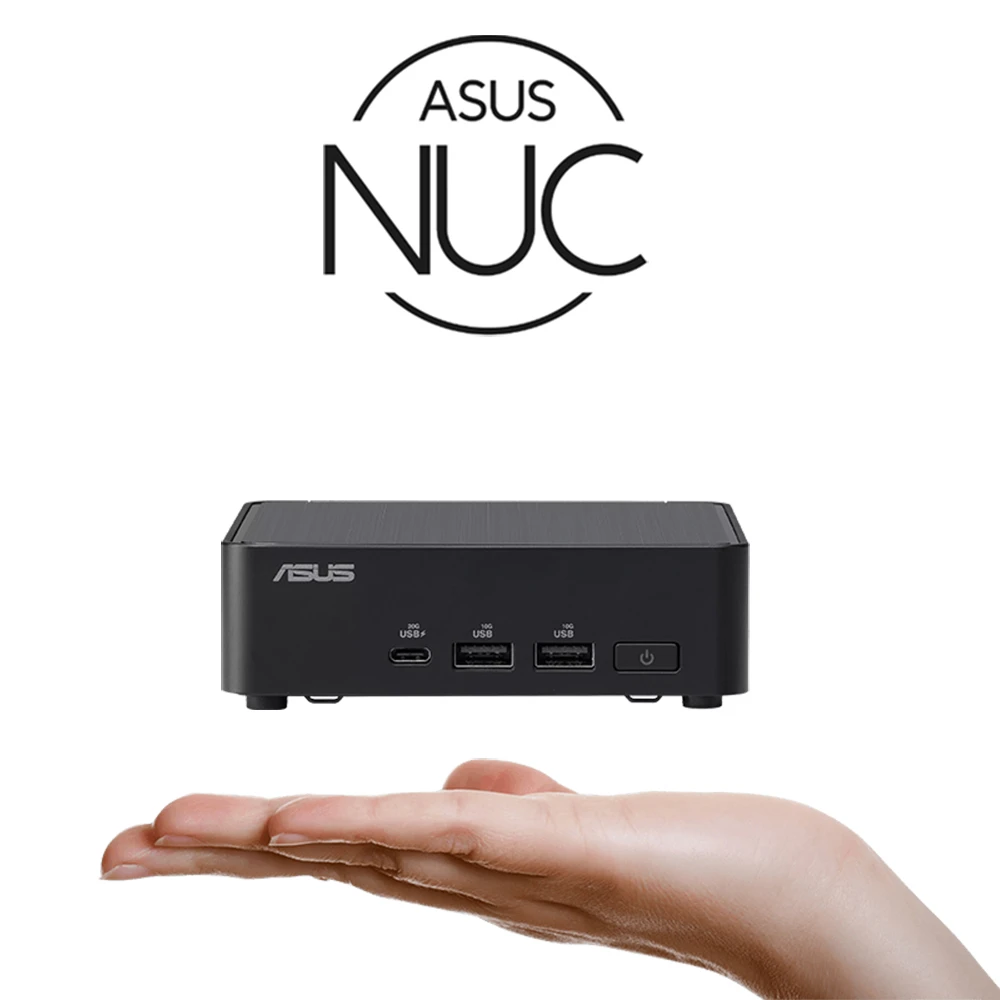 كمبيوتر مكتبي ASUS NUC 14Pro ” Intel Core 3 100U، ذاكرة وصول عشوائي تصل إلى 64 جيجابايت، بطاقة رسوميات Intel ” RNUC14RVKI300021/90AR0062-M000R0 RNUC14RVKI3000021