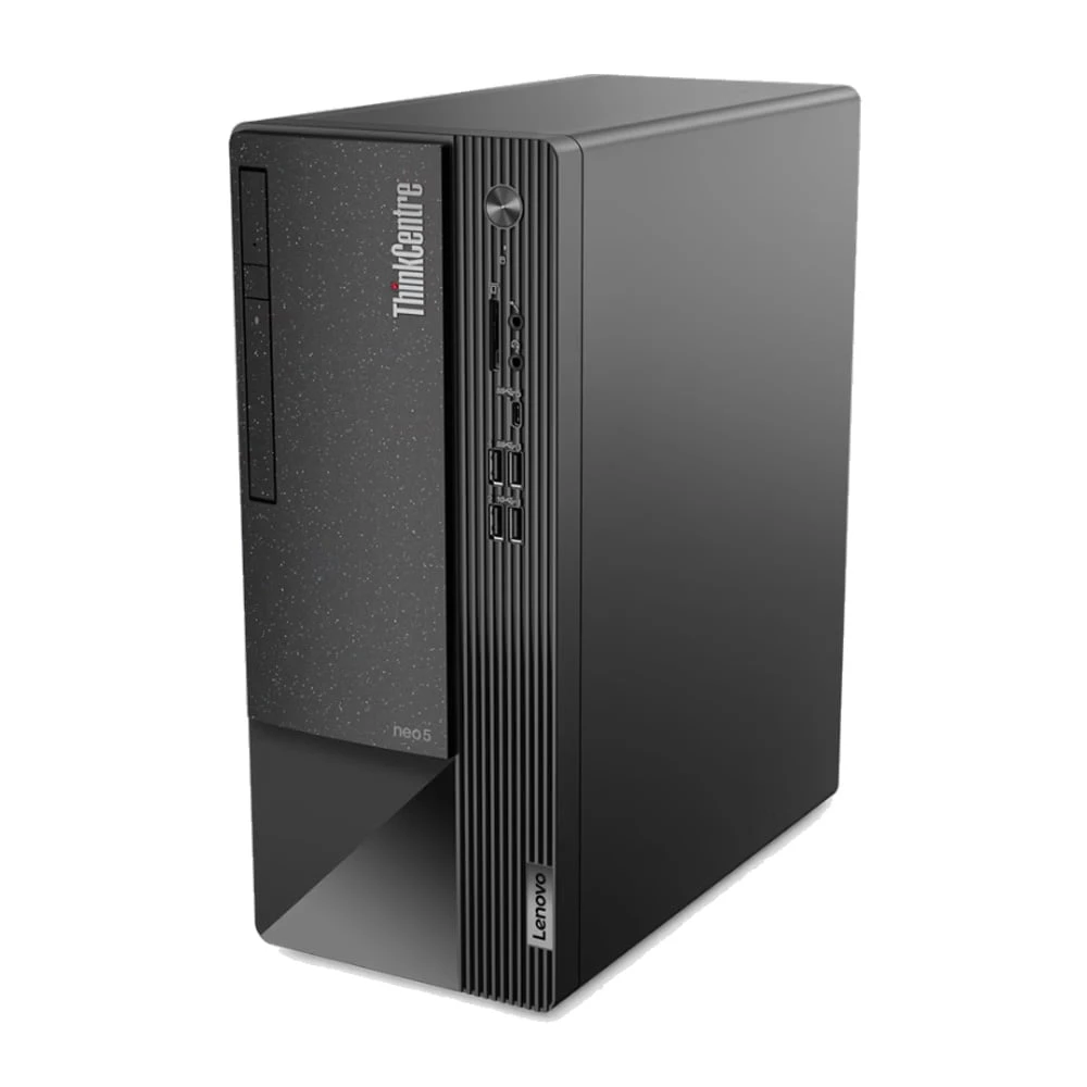 كمبيوتر لينوفو ThinkCentre neo 50t من الجيل الرابع من الجيل الثالث عشر (i7-13700 / 8 جيجابايت DDR4 / 512 جيجابايت NVMe SSD / Intel UHD Graphics 730 / DOS) [ 12JD0041AX ]