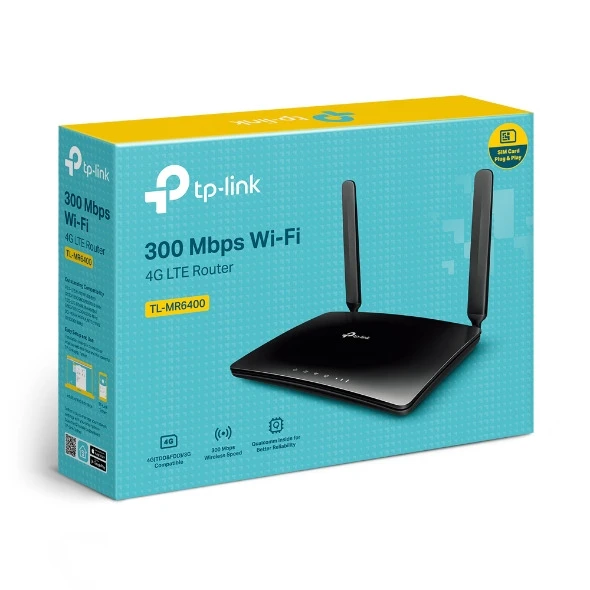 TP-Link MR6400 | 300 Mbps Wireless N 4G LTE Router