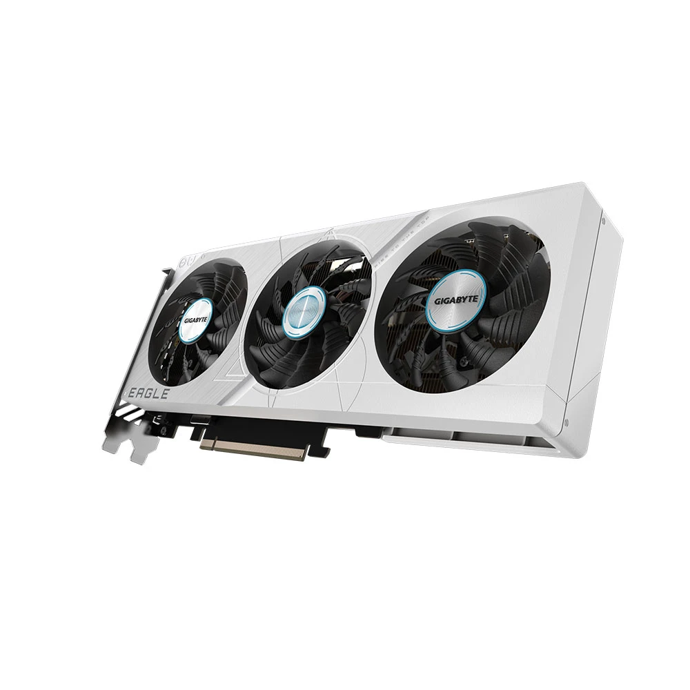 بطاقة الرسوميات Gigabyte GeForce RTX™ 4060 Ti EAGLE OC ICE 8G [ GV-N406TEAGLEOC ICE-8GD ]