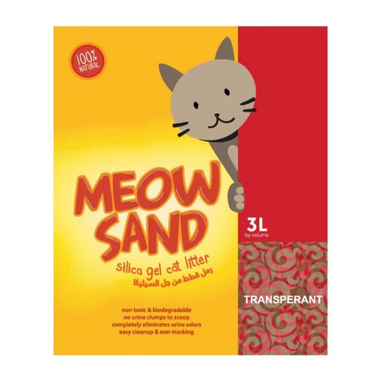 Meow Sand Silica Cat Litter 3L