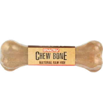SNACKY Natural Pressed Bone 6" 78g for Dogs