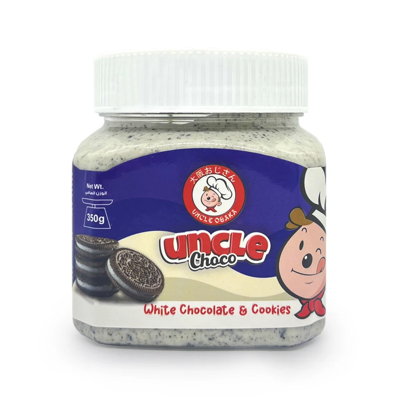 Uncle Osaka Uncle Choco White Chocolate & Cookies Spread 350g