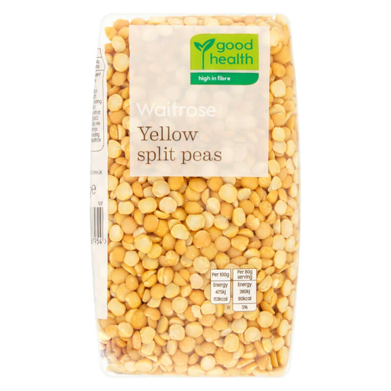 بازلاء صفراء مجففة من Waitrose LOVE life 500 جرام