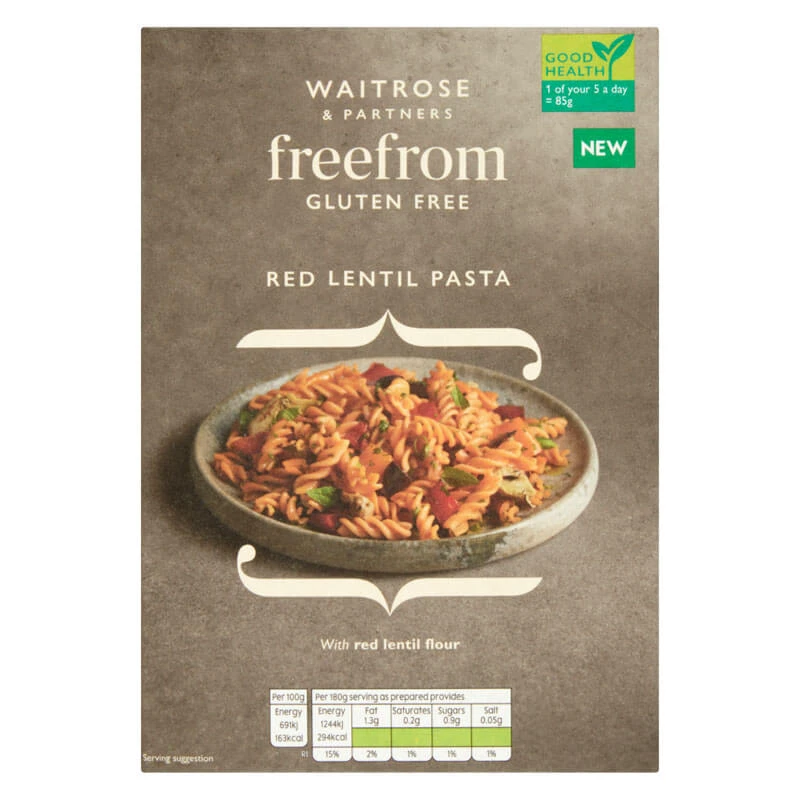 معكرونة العدس الأحمر LoveLife من Waitrose 250 جرام
